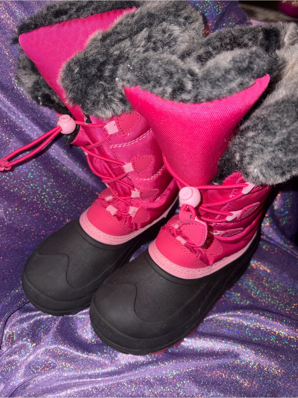 Big Kids Pink Kamik Snow Boots